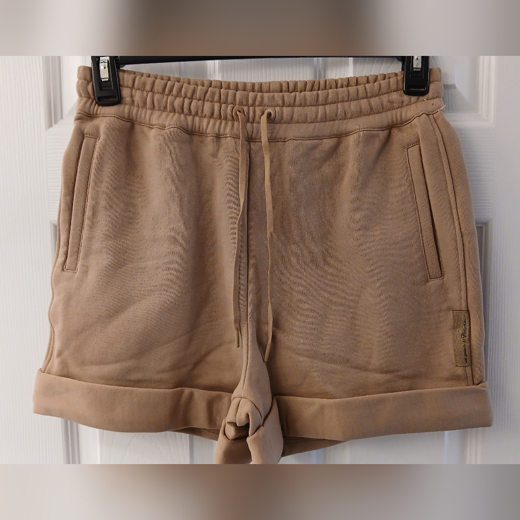 3.1 Phillip Lim Rolledcuff Cotton Shorts Tan Size Small New Without Tags